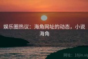 娱乐圈热议：海角网址的动态，小说海角